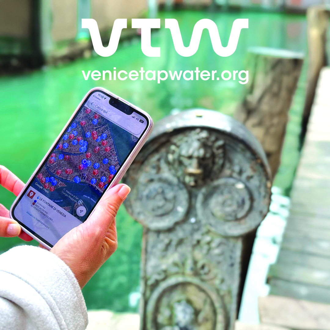 Venice Tap Water - tackling plastic waste in overtourism city