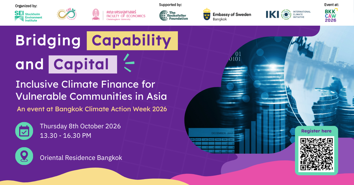 Bridging Capability and Capital: Inclusive Climate Finance for Vulnerable Communities in Asia