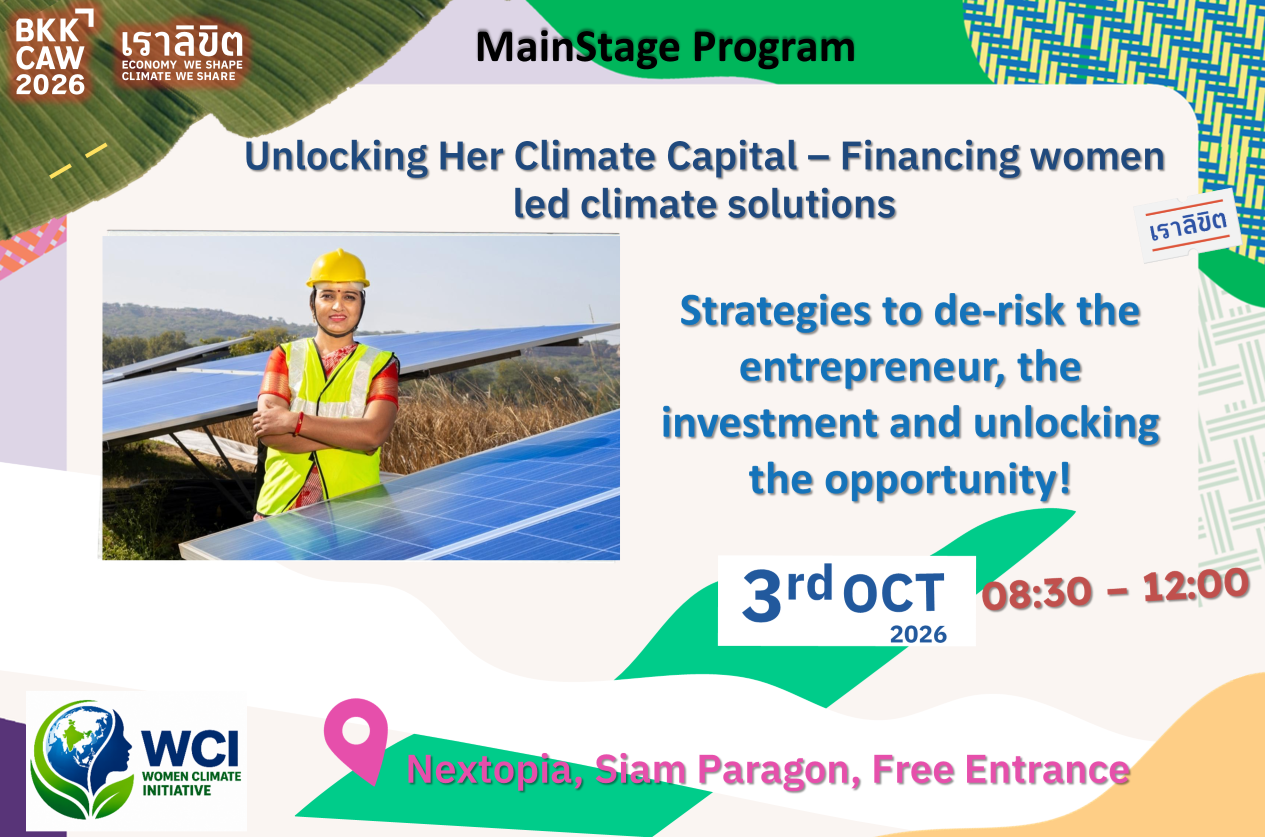 Unlocking Her Climate Capital - Financing women-led climate solutions