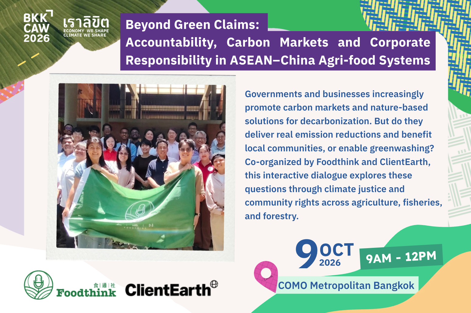 Beyond Green Claims: Accountability, Carbon Markets and Corporate Responsibility in ASEAN–China Agri-food Systems