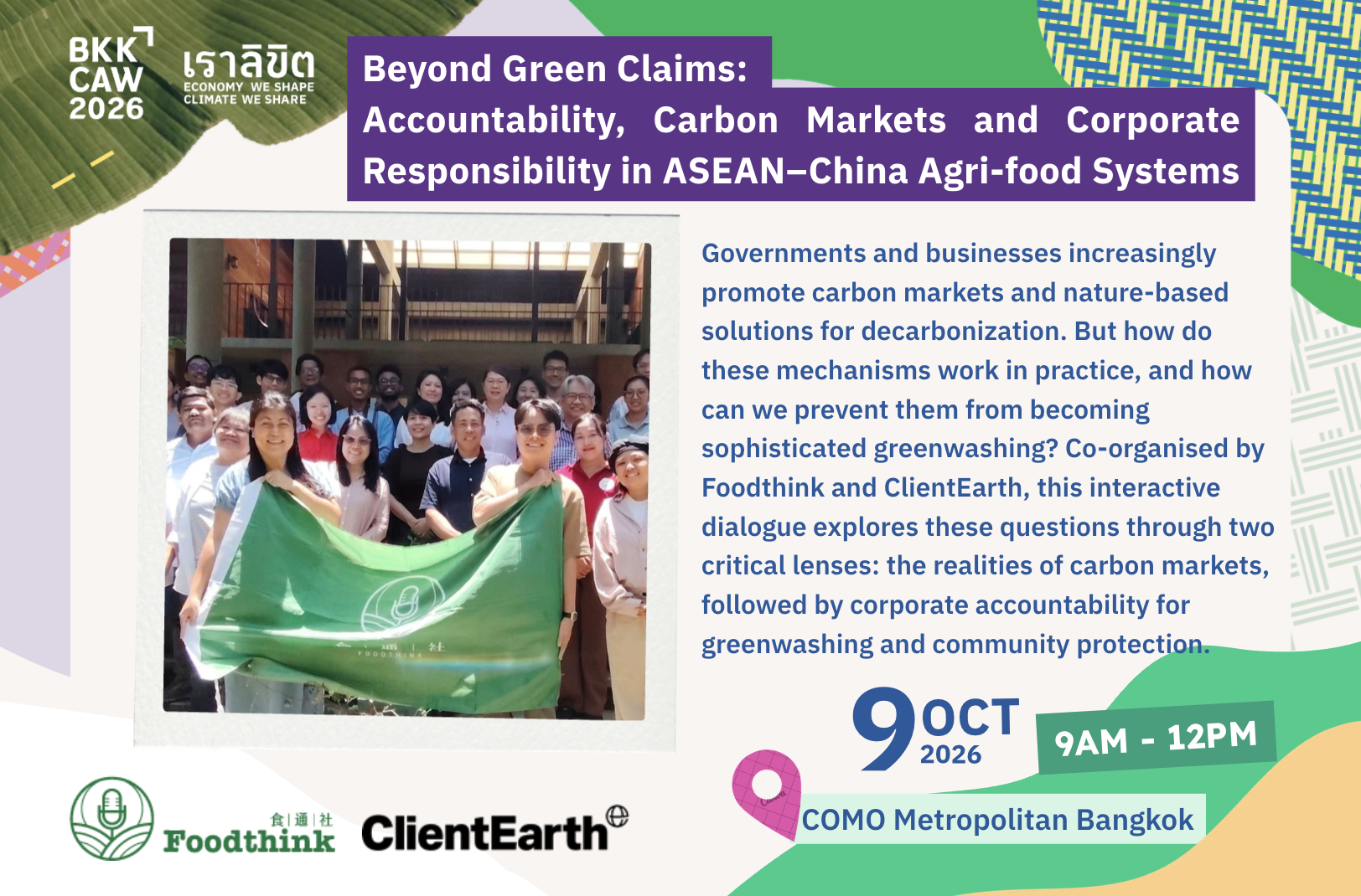 Beyond Green Claims: Accountability, Carbon Markets and Corporate Responsibility in ASEAN–China Agri-food Systems
