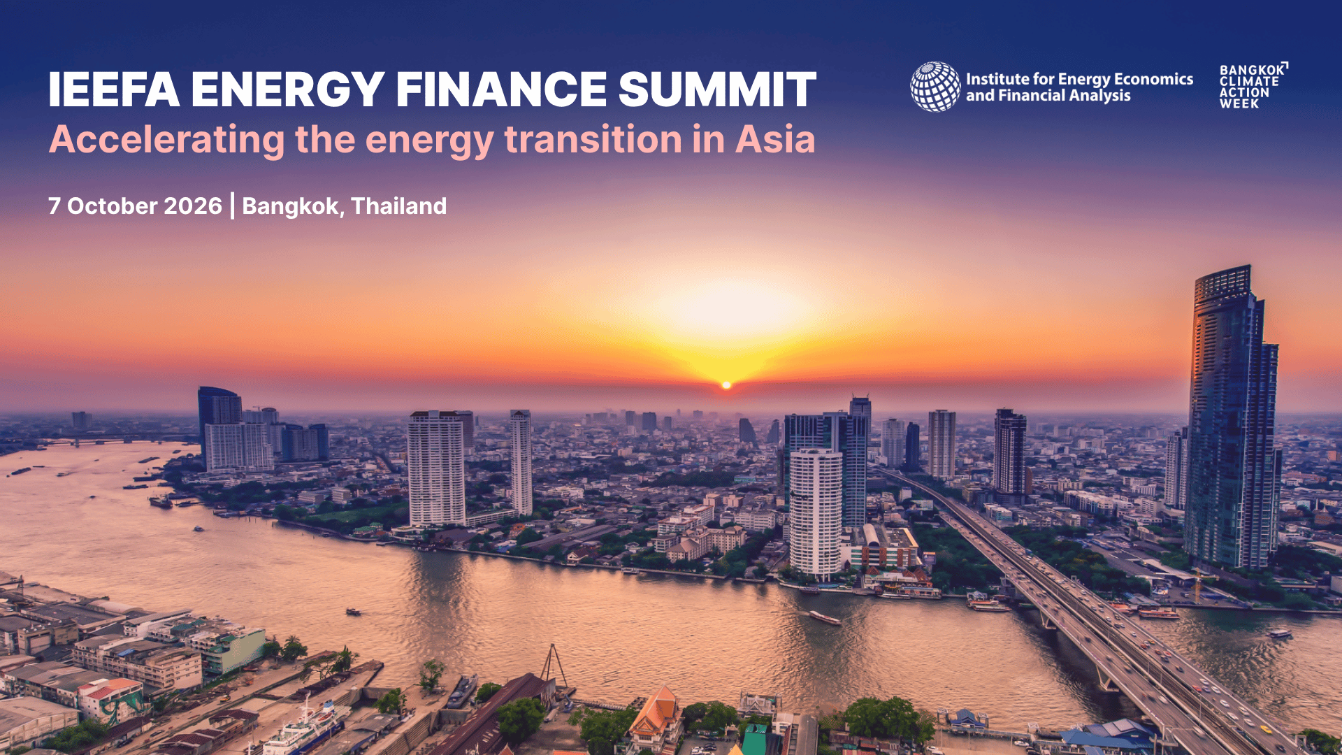 IEEFA Energy Finance Summit 2026: Accelerating the energy transition in Asia