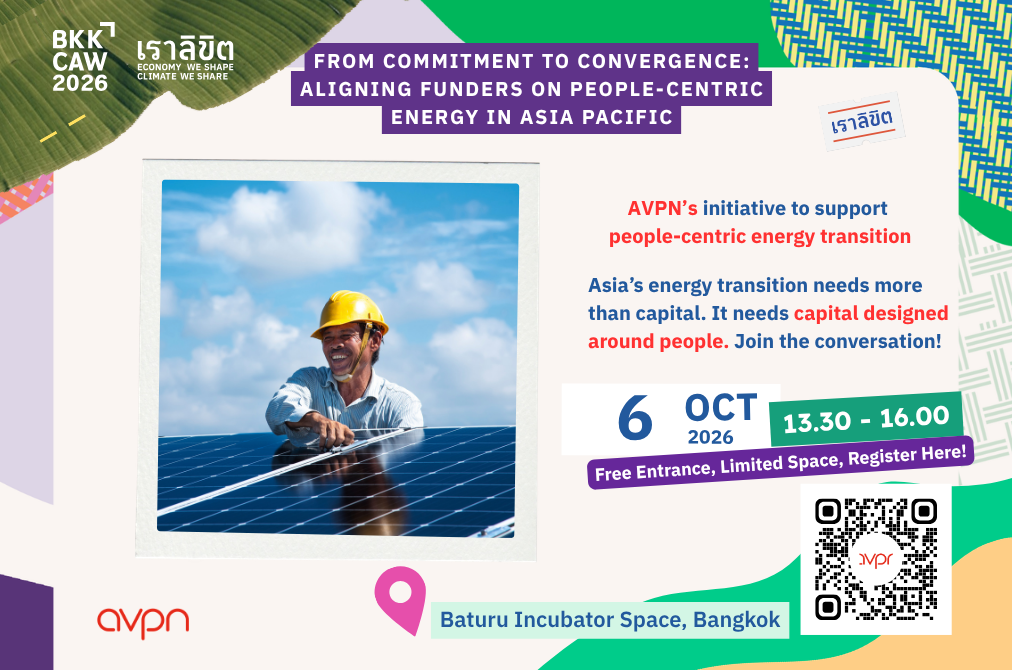 From Commitment to Convergence: Aligning Funders on People-Centric Energy in Asia Pacific