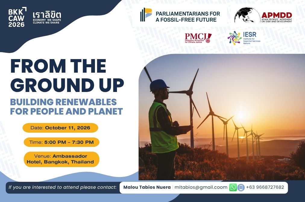 FROM THE GROUND UP: Building Renewables for People and Planet.