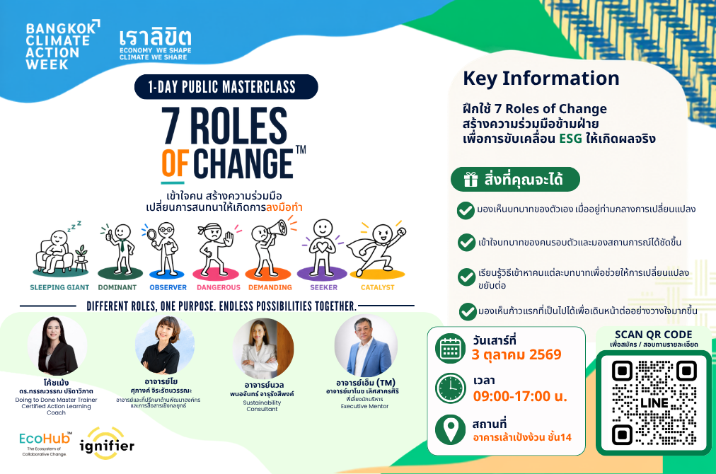 7 Roles of Change™: Coaching for Change and ESG Action