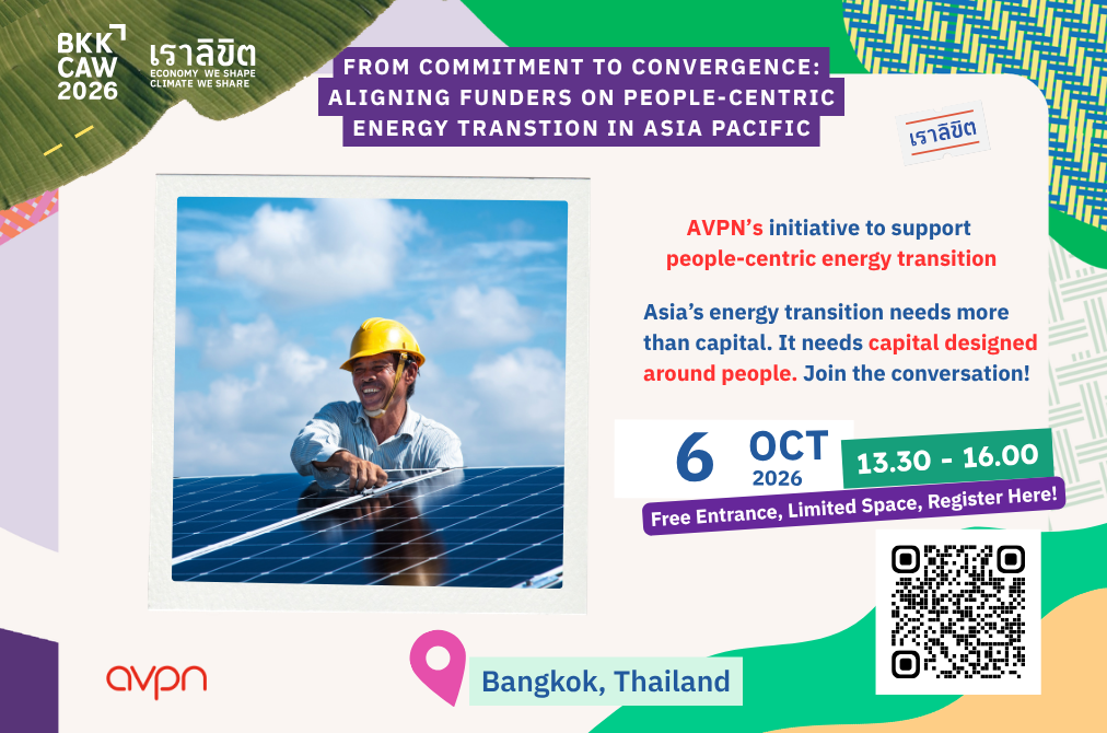 From Commitment to Convergence: Aligning Funders on People-Centric Energy in Asia Pacific