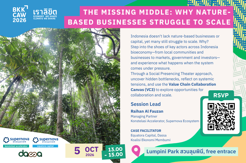 [Nature-based Economy Pavilion] The Missing Middle: Why Nature-Based Business Struggle to Scale