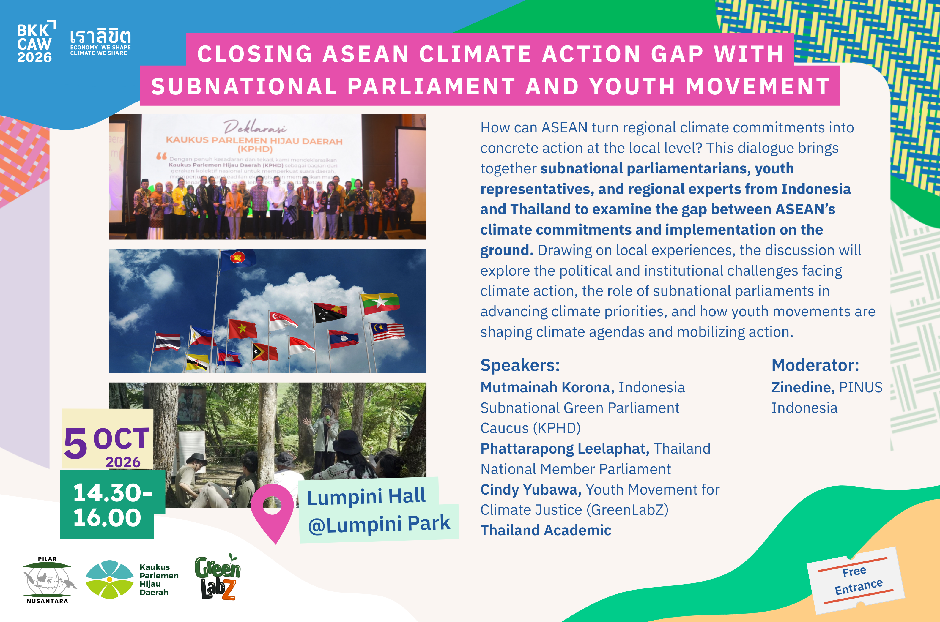 Closing ASEAN Climate Action Gap With Subnational Parliament and Youth Movement