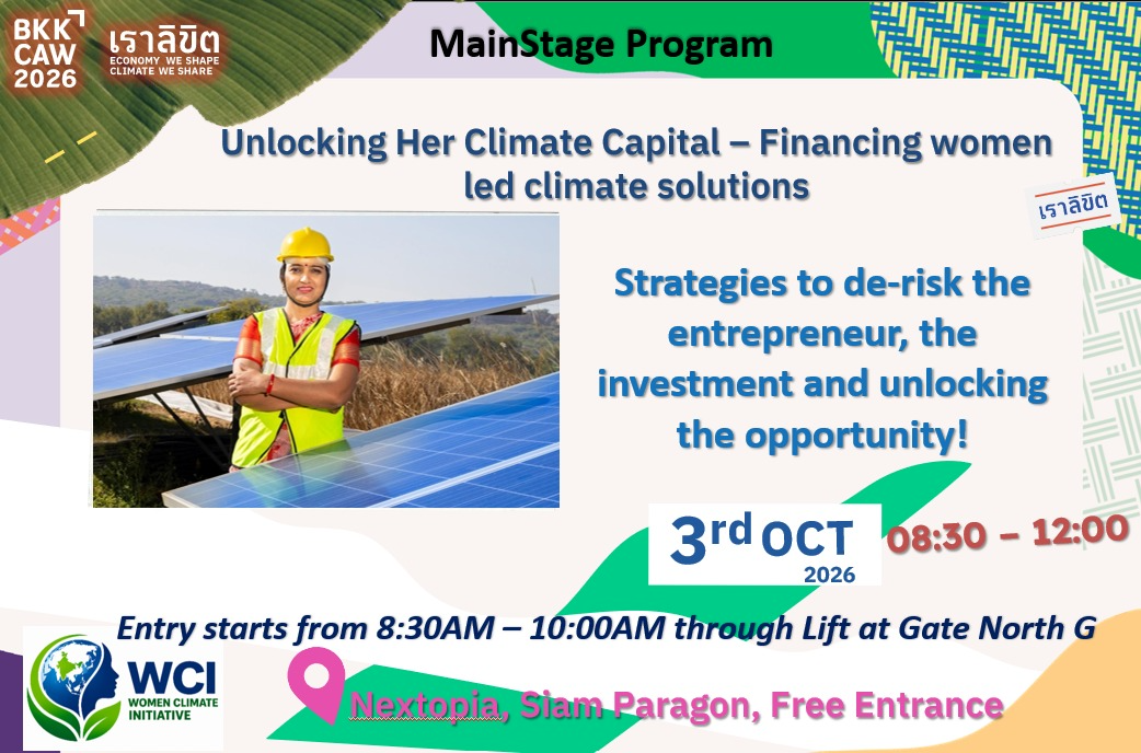 Unlocking Her Climate Capital - Financing women-led climate solutions