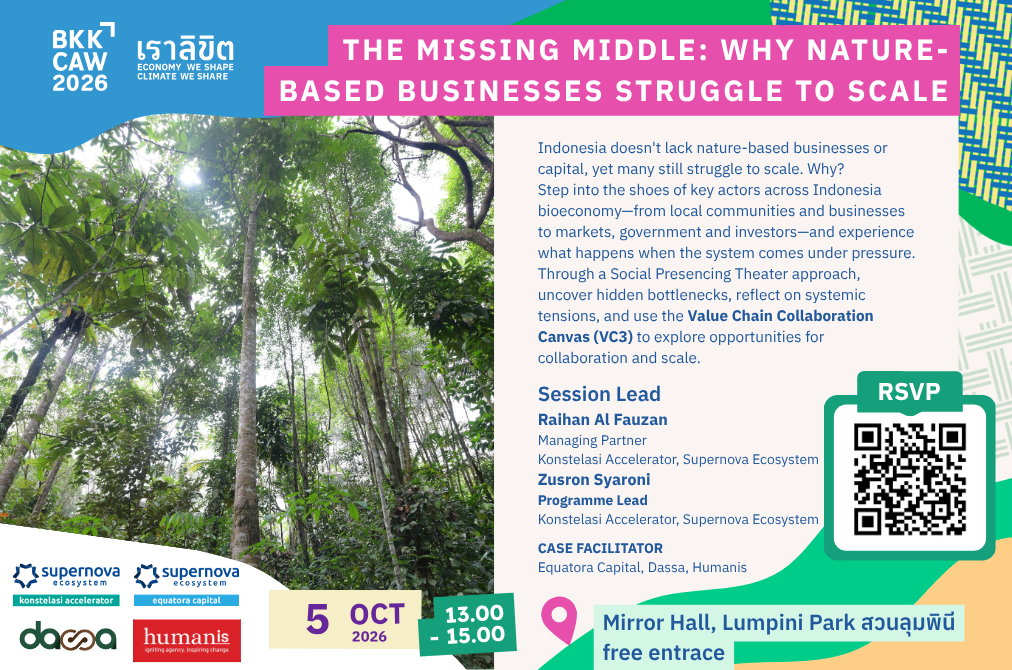 [Nature-based Economy Pavilion] The Missing Middle: Why Nature-Based Business Struggle to Scale