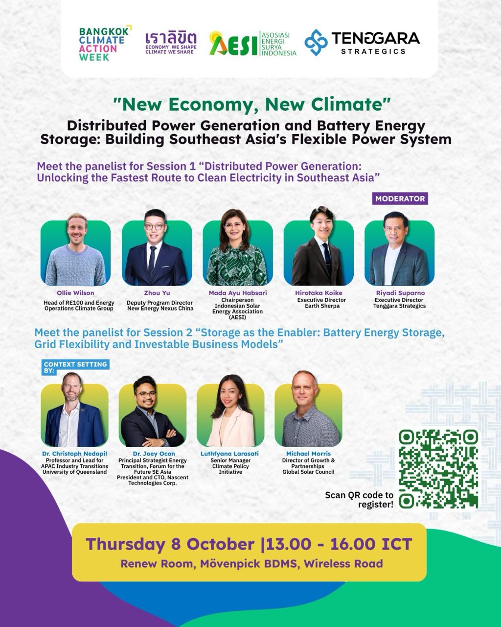"New Economy, New Climate" Distributed Power Generation and Battery Energy Storage: Building Southeast Asia's Flexible Power System